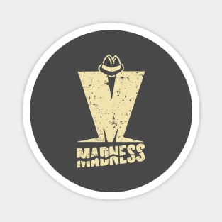 Madness - Retro Cream Magnet